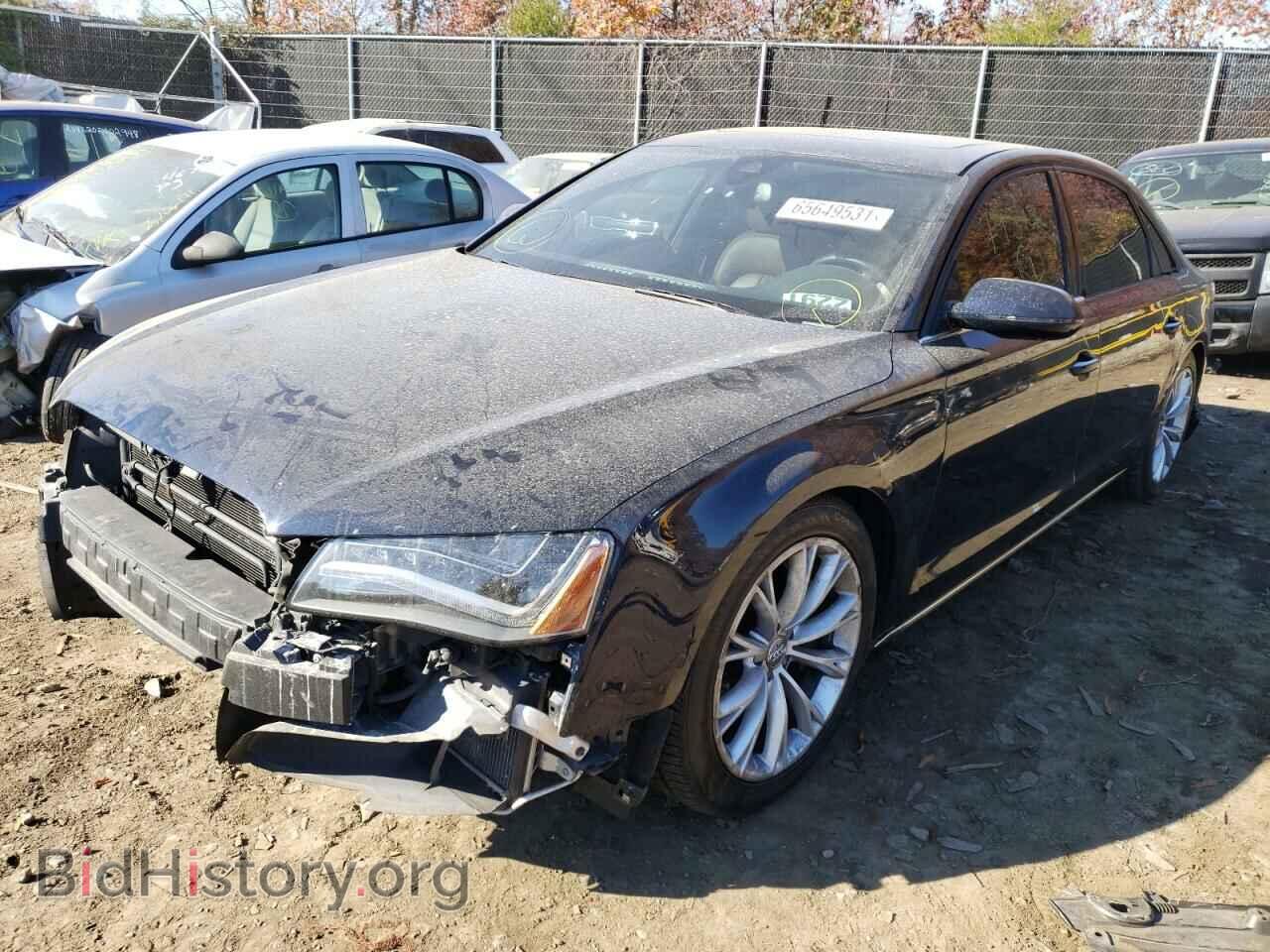 2013 AUDI A8 - VIN: WAURGAFD2DN004138 - Фото 2