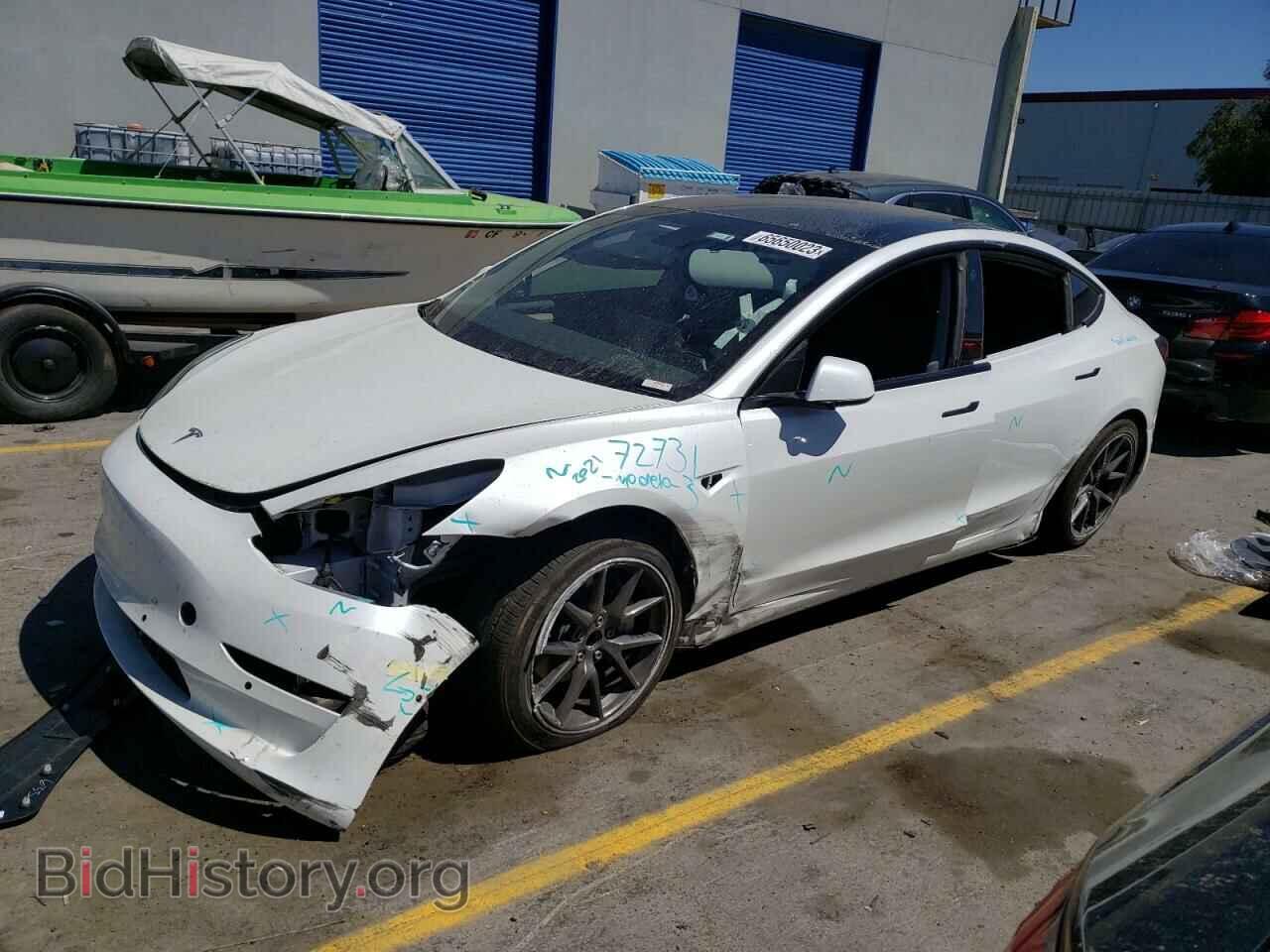 Photo 5YJ3E1EA6MF069420 - TESLA MODEL 3 2021