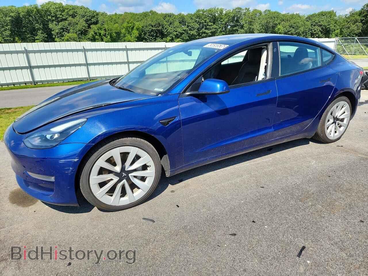 Фотография 5YJ3E1EA6NF291134 - TESLA MODEL 3 2022