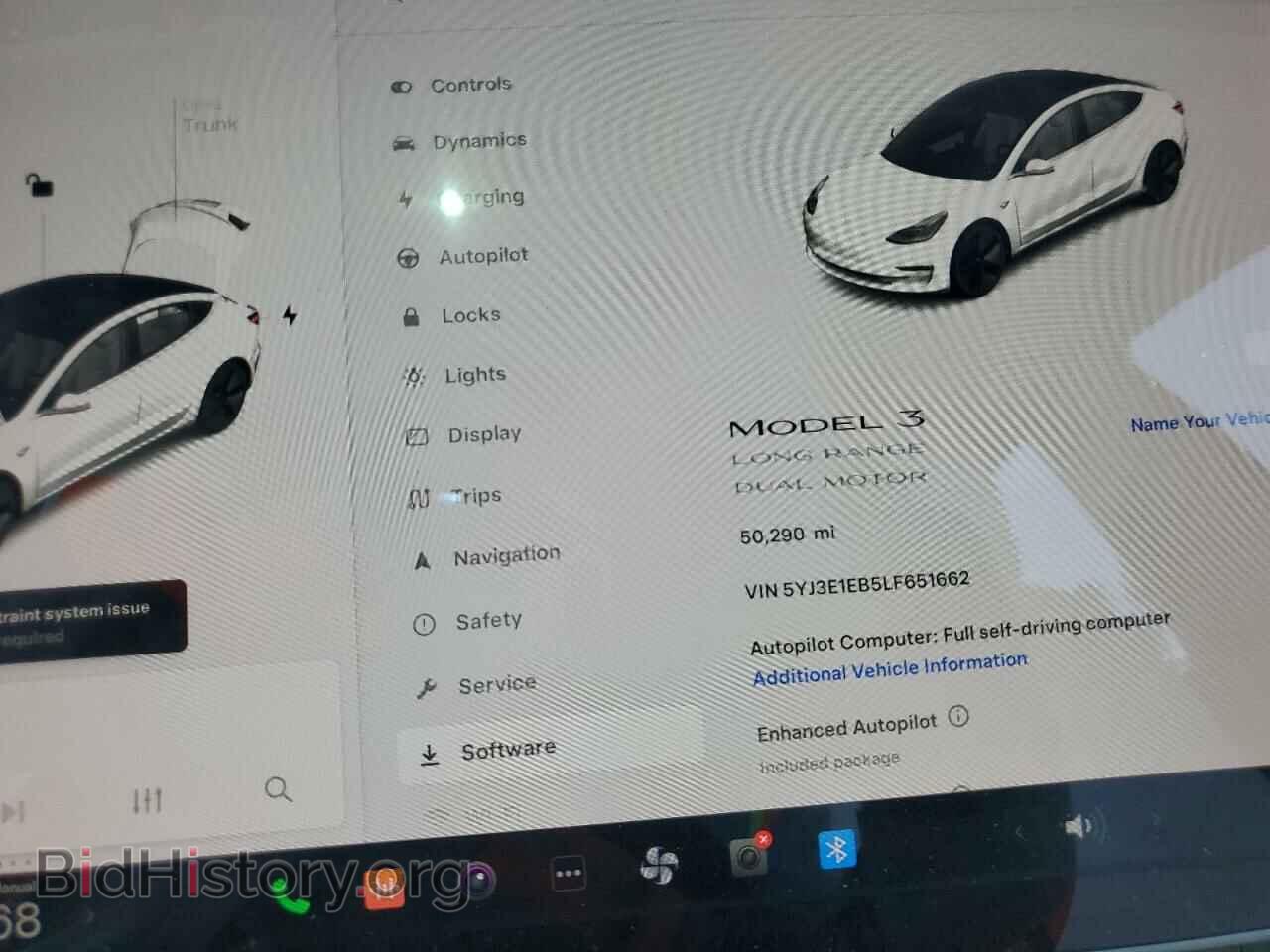 2020 TESLA MODEL 3 - VIN: 5YJ3E1EB5LF651662 - Photo 9
