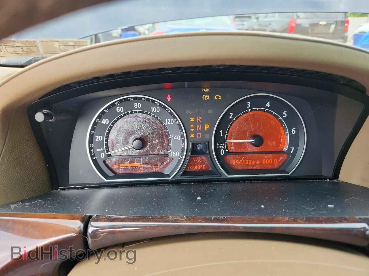 2006 BMW 7 SERIES - VIN: WBAHN03526DD98258 - Фото 9