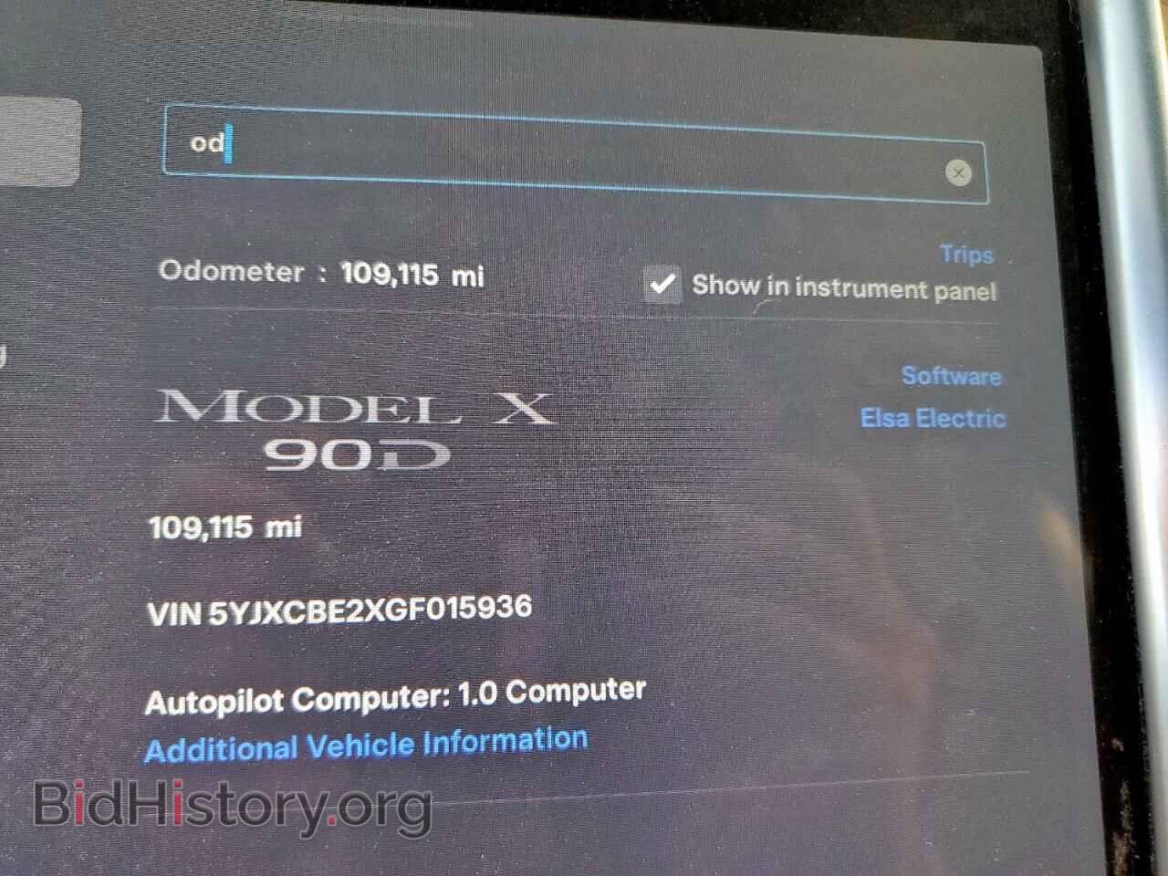 2016 TESLA MODEL X - VIN: 5YJXCBE2XGF015936 - Photo 9