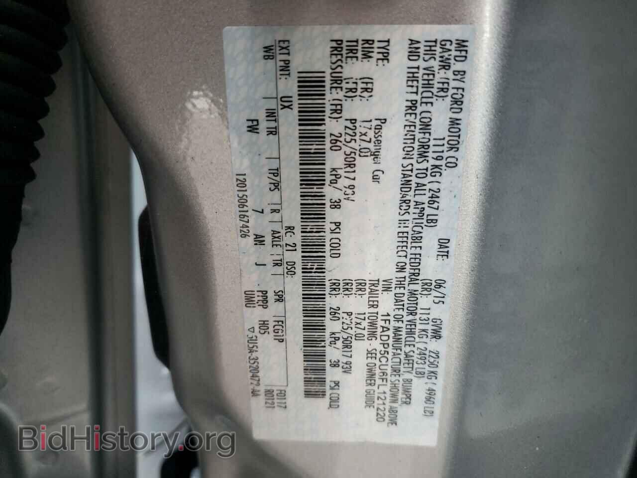 2015 FORD CMAX - VIN: 1FADP5CU6FL121220 - Фото 10