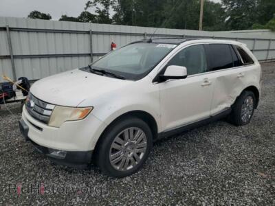 2009 Ford EDGE Edge Limit, белый — VIN 2FMDK39C39BB00143, Copart