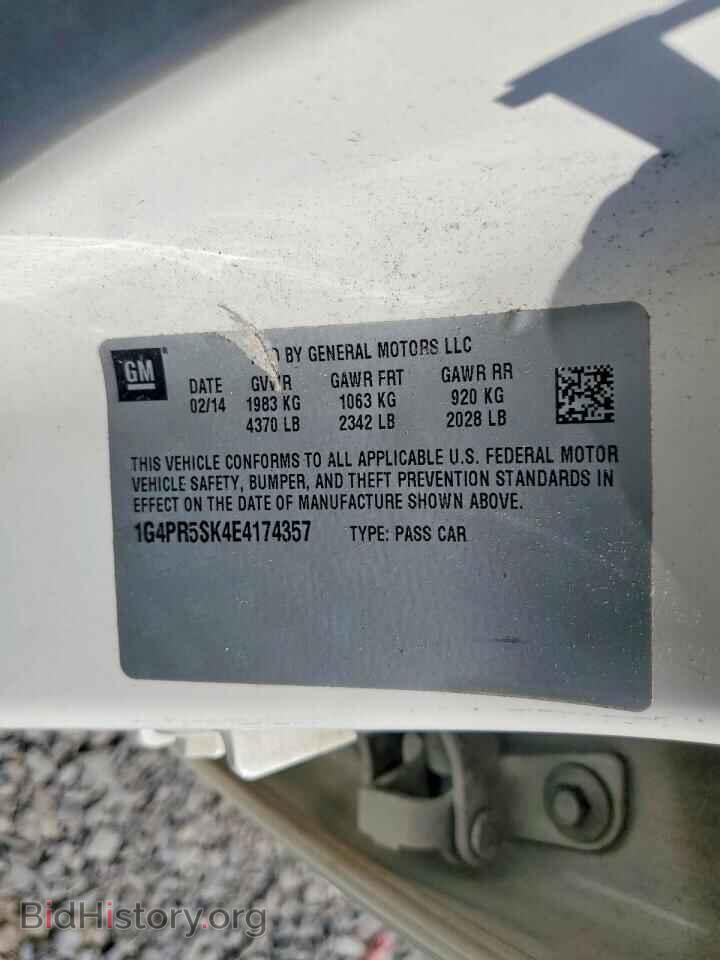 2014 BUICK VERANO - VIN: 1G4PR5SK4E4174357 - Photo 12