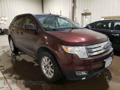 2010 Ford EDGE Edge SEL, темно-бордовый — VIN 2FMDK4JC2ABB10877, Copart