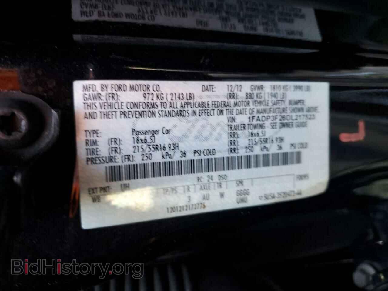 2013 FORD FOCUS - VIN: 1FADP3F26DL217523 - Фото 13