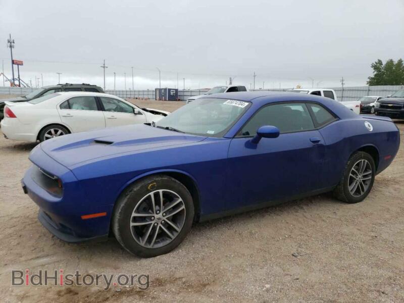 2019 Dodge CHALLENGER SXT (VIN 2C3CDZGG9KH713006) — photo 1 of 12, Copart, damage: hail