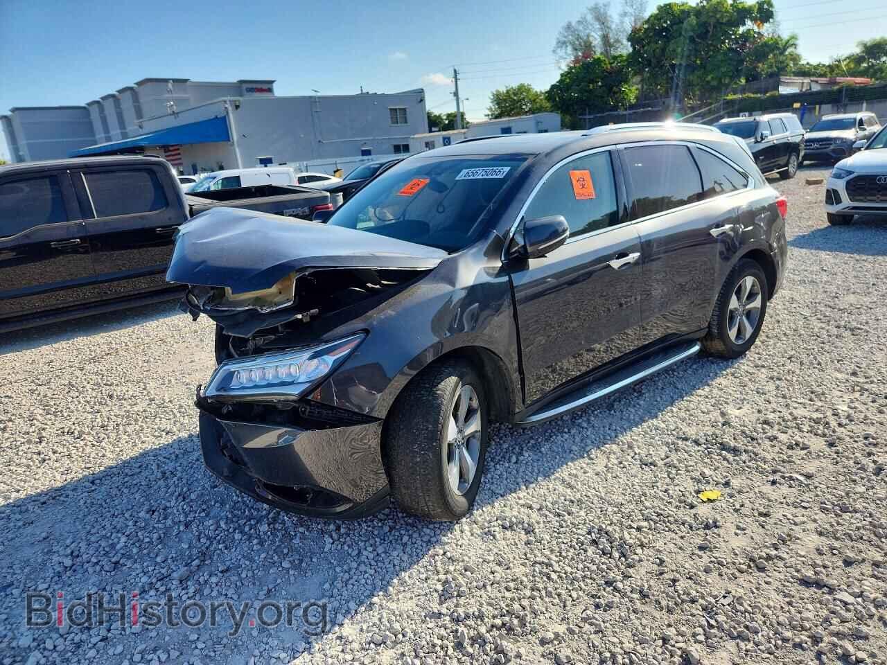 Photo 5FRYD3H2XGB009183 - ACURA MDX 2016