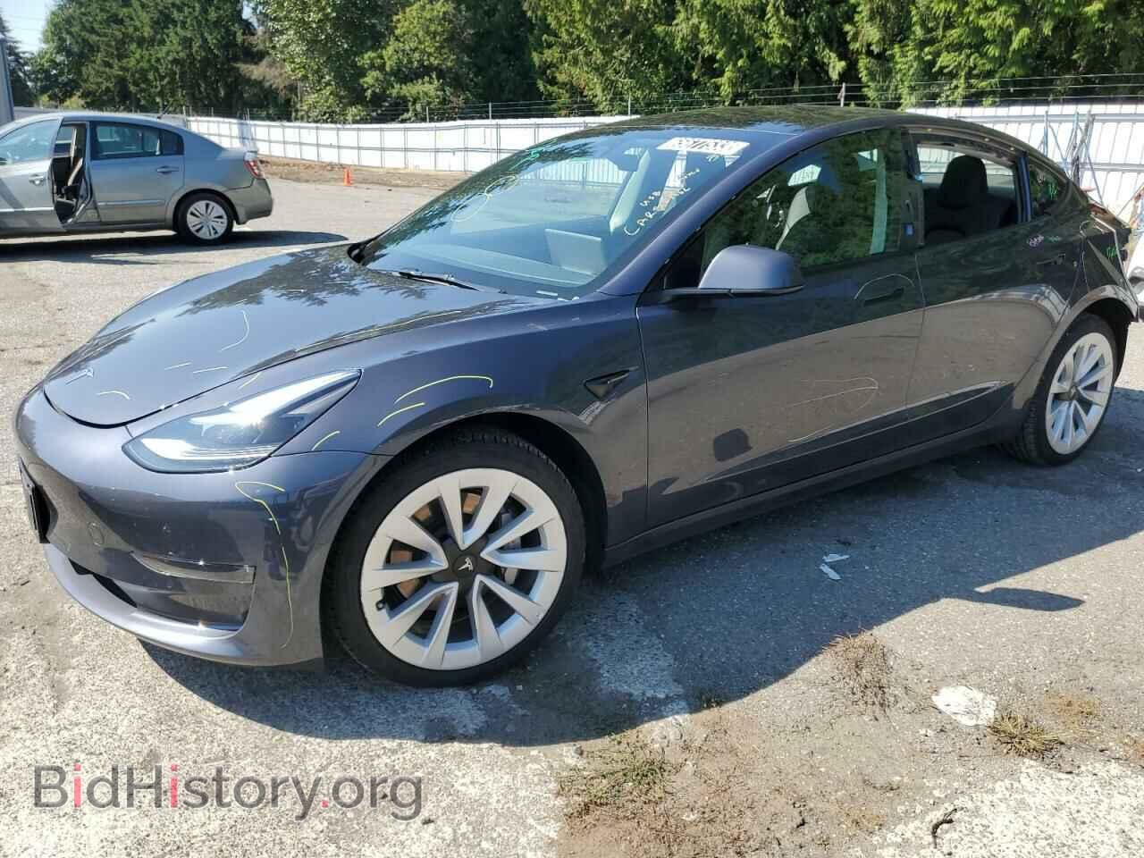 Фотография 5YJ3E1EB8NF287207 - TESLA MODEL 3 2022