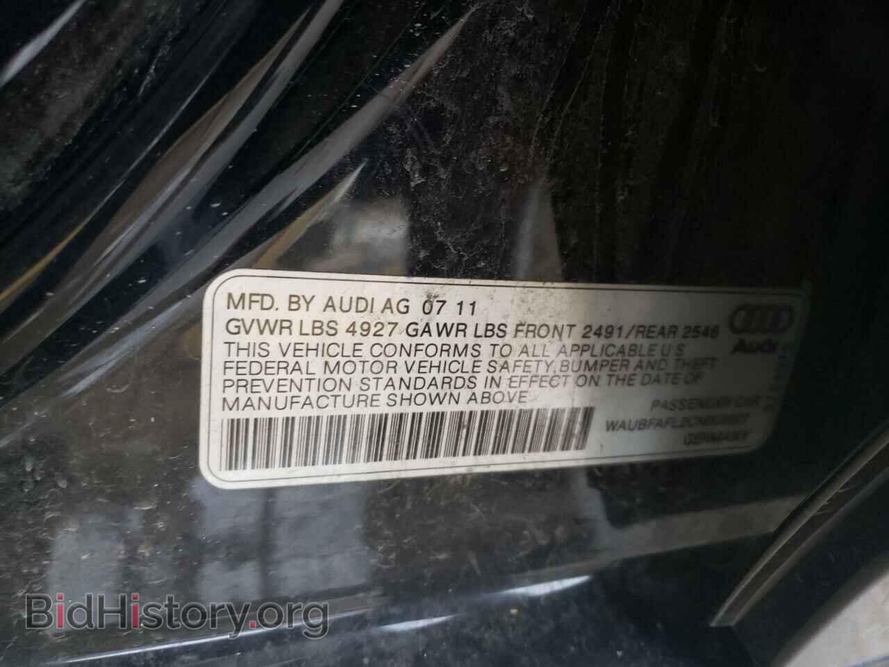 2012 AUDI A4 - VIN: WAUBFAFL2CN005607 - Photo 12