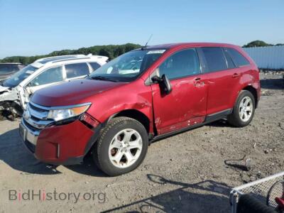 2013 Ford EDGE SEL, темно-бордовый — VIN 2FMDK3JCXDBA64794, Copart