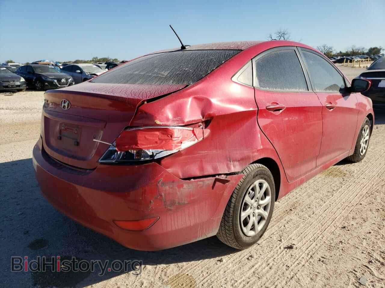 2012 HYUNDAI ACCENT - VIN: KMHCT4AEXCU189996 - Фото 4