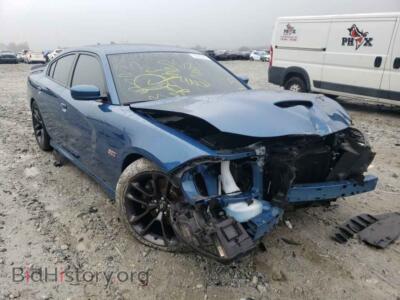 2020 Dodge CHARGER Charger SC, синий — VIN 2C3CDXGJ7LH153584, Copart