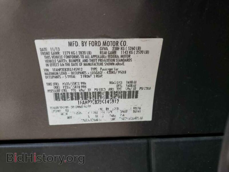2014 Ford TAURUS (VIN 1FAHP2E82EG145912) — photo 10 of 10