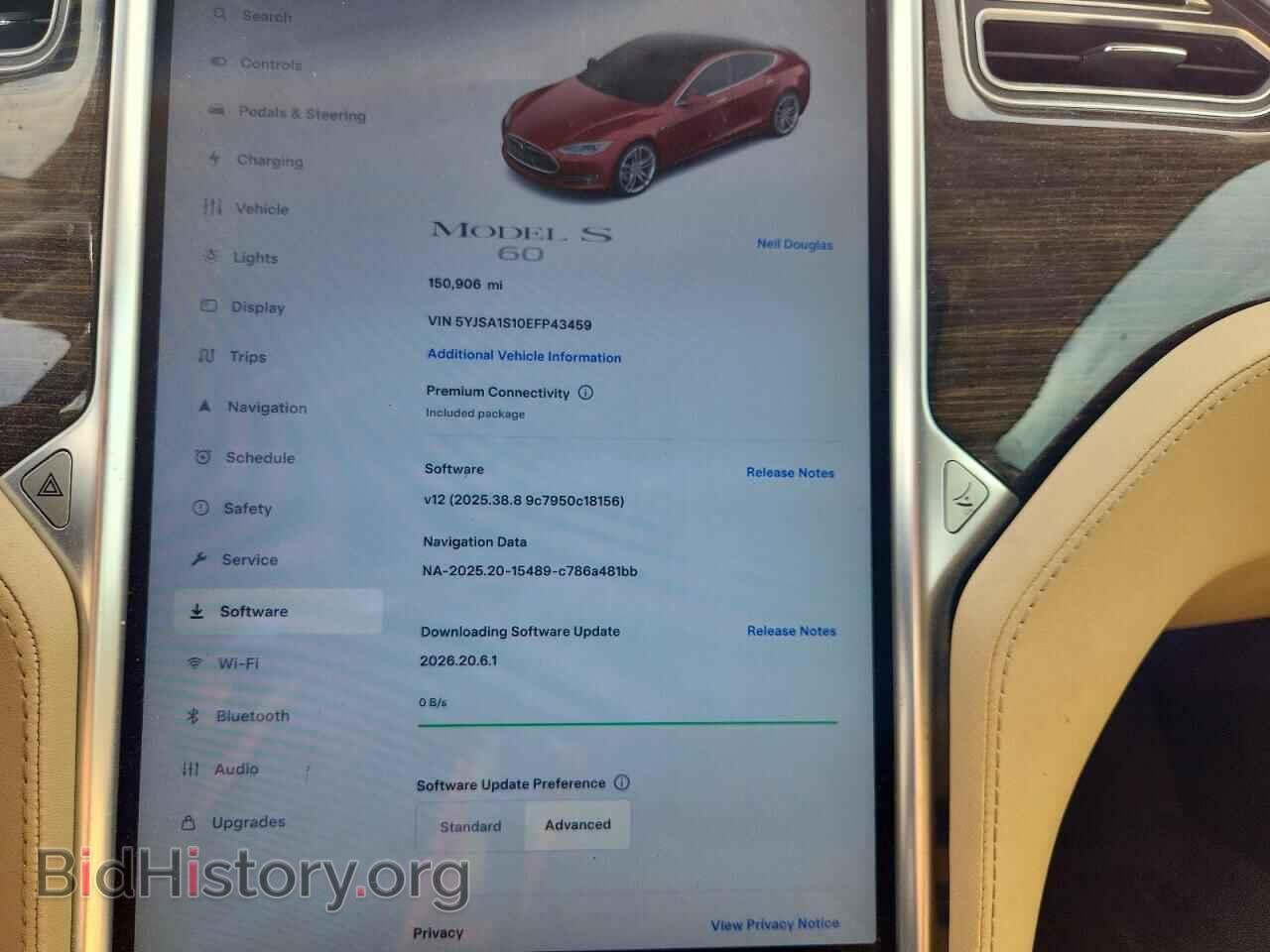 2014 TESLA MODEL S - VIN: 5YJSA1S10EFP43459 - Photo 9