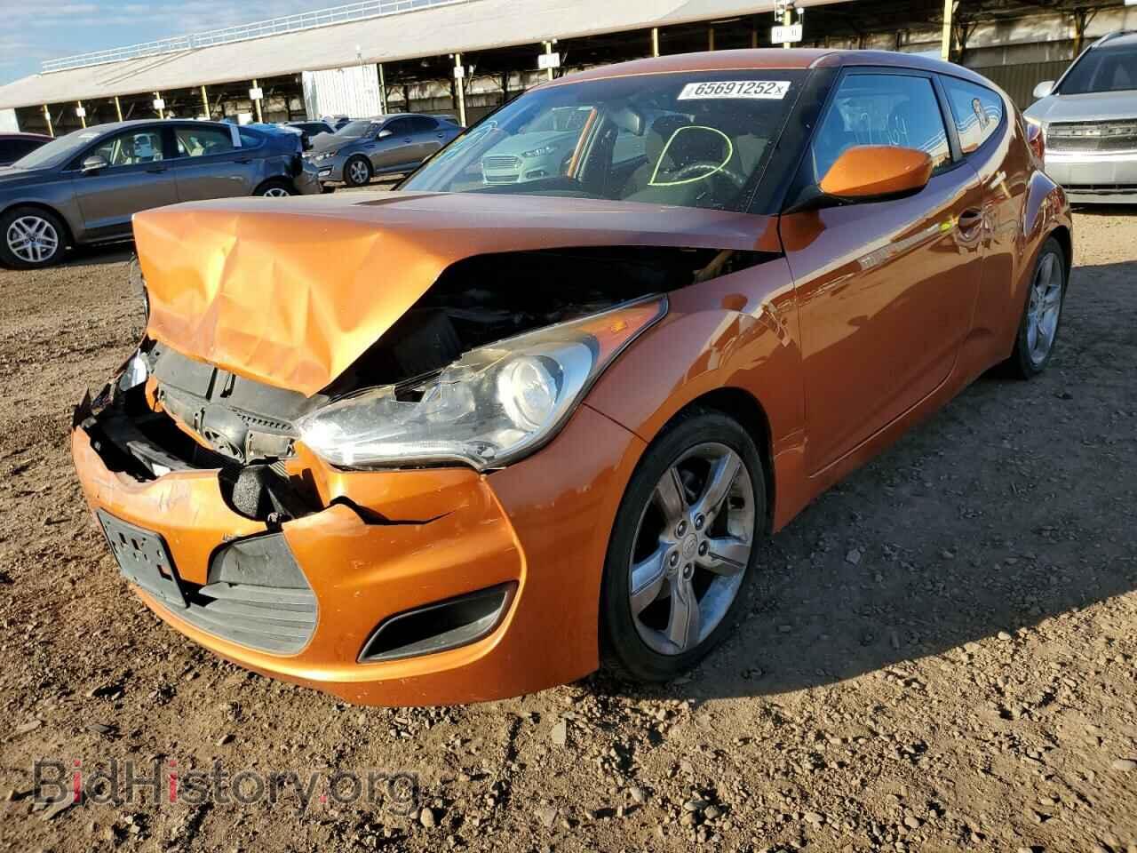 2012 HYUNDAI VELOSTER - VIN: KMHTC6AD7CU028993 - Фото 2