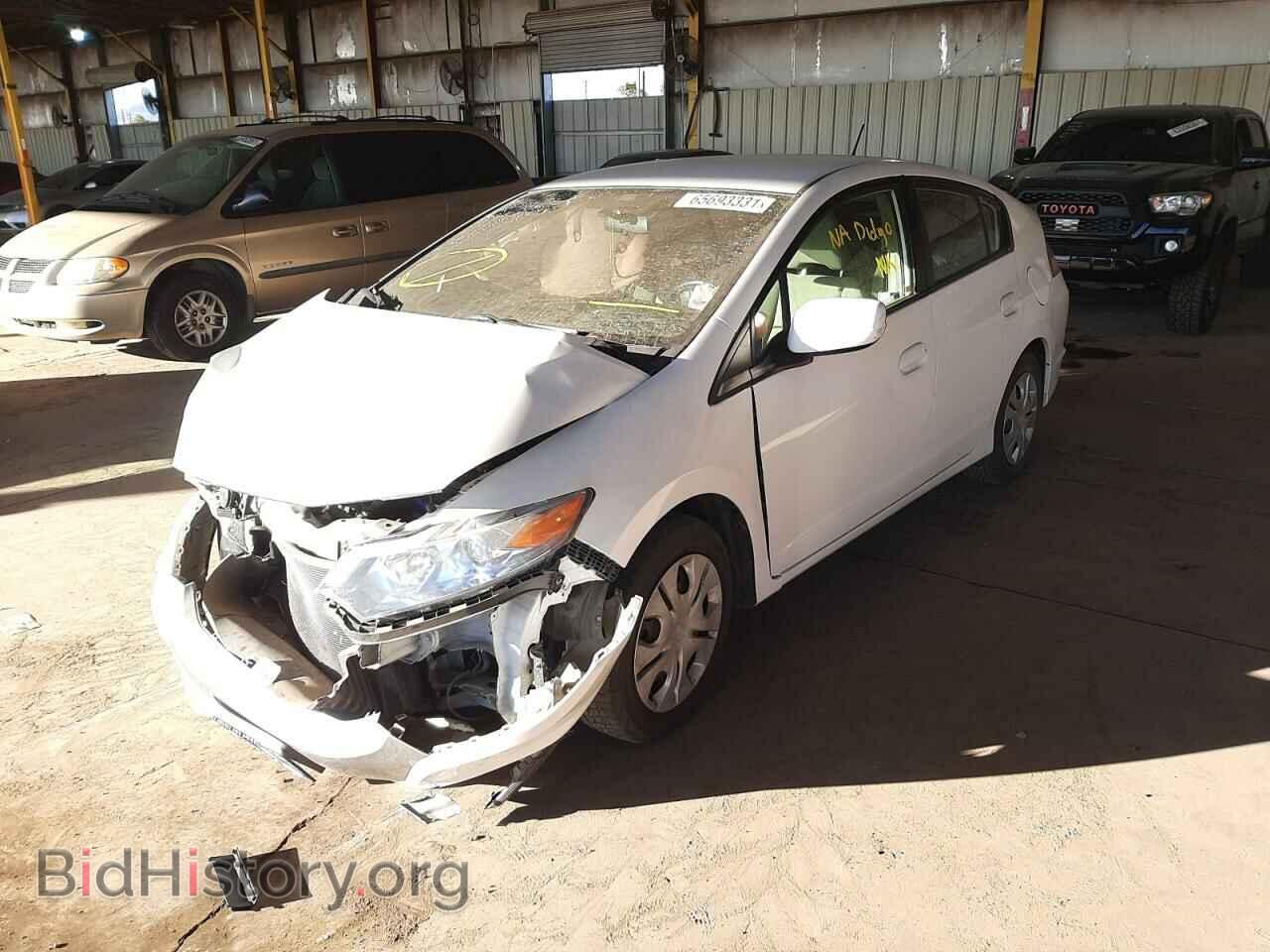2013 HONDA INSIGHT - VIN: JHMZE2H53DS006825 - Фото 2
