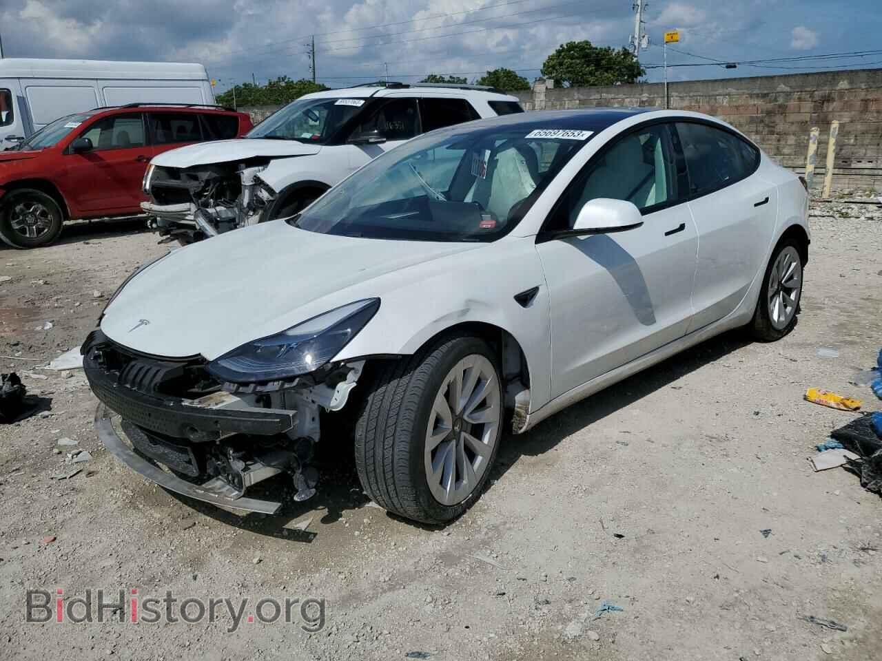 Photo 5YJ3E1EA2MF983065 - TESLA MODEL 3 2021