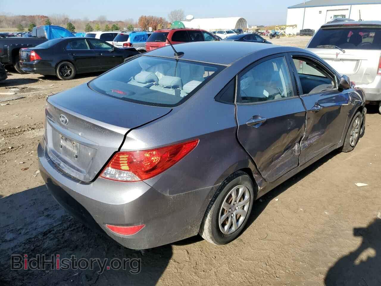 2014 HYUNDAI ACCENT - VIN: KMHCT4AE3EU637000 - Фото 4
