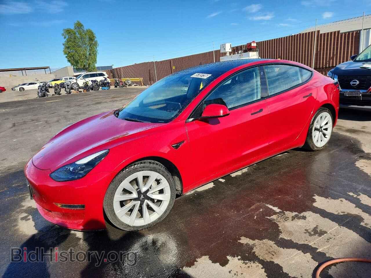 Photo 5YJ3E1EA3NF286070 - TESLA MODEL 3 2022