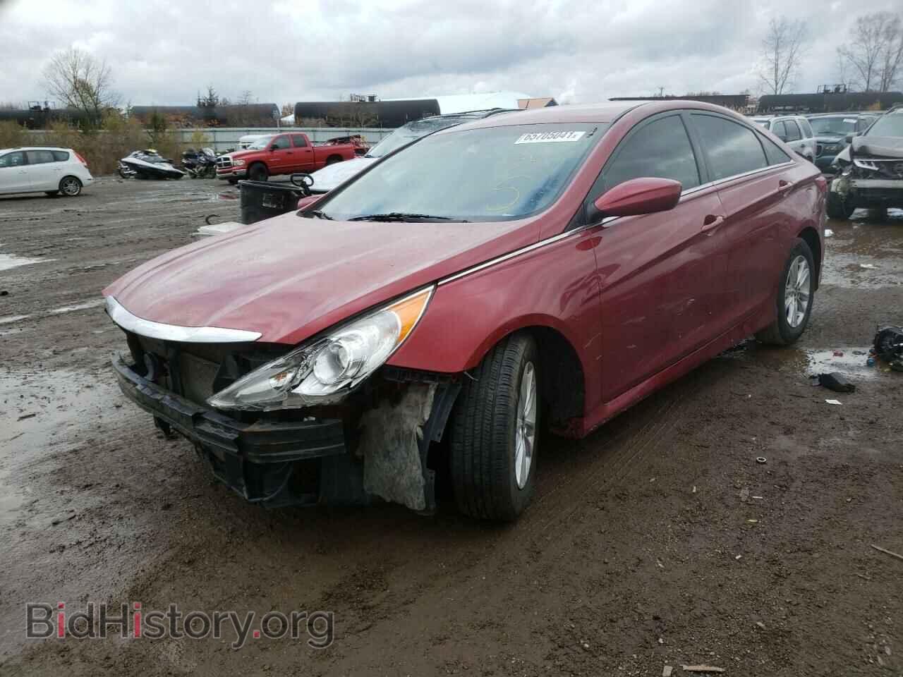 2014 HYUNDAI SONATA - VIN: 5NPEB4AC4EH863796 - Фото 2