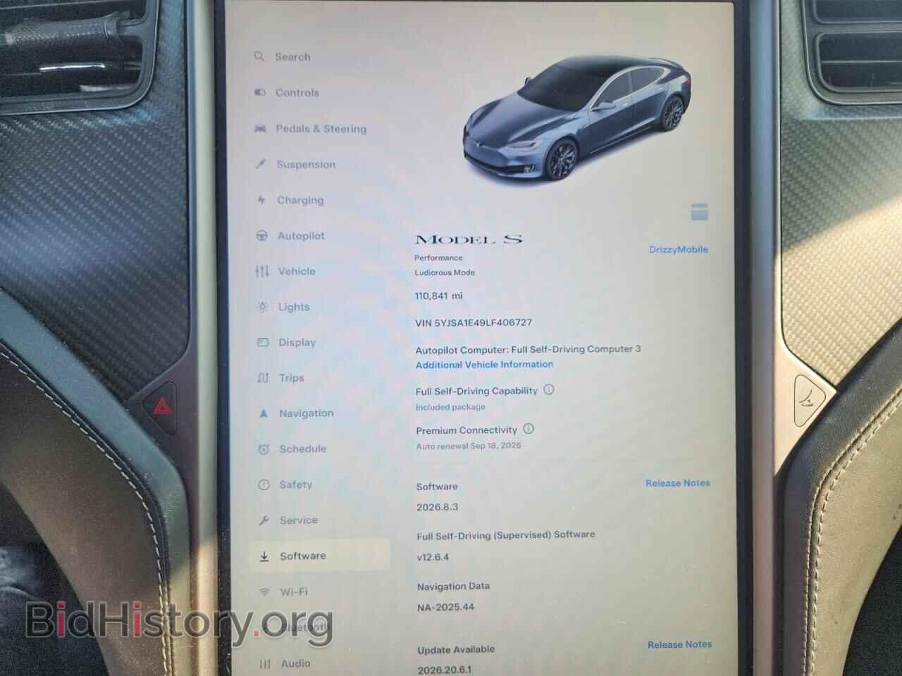 2020 TESLA MODEL S - VIN: 5YJSA1E49LF406727 - Photo 9