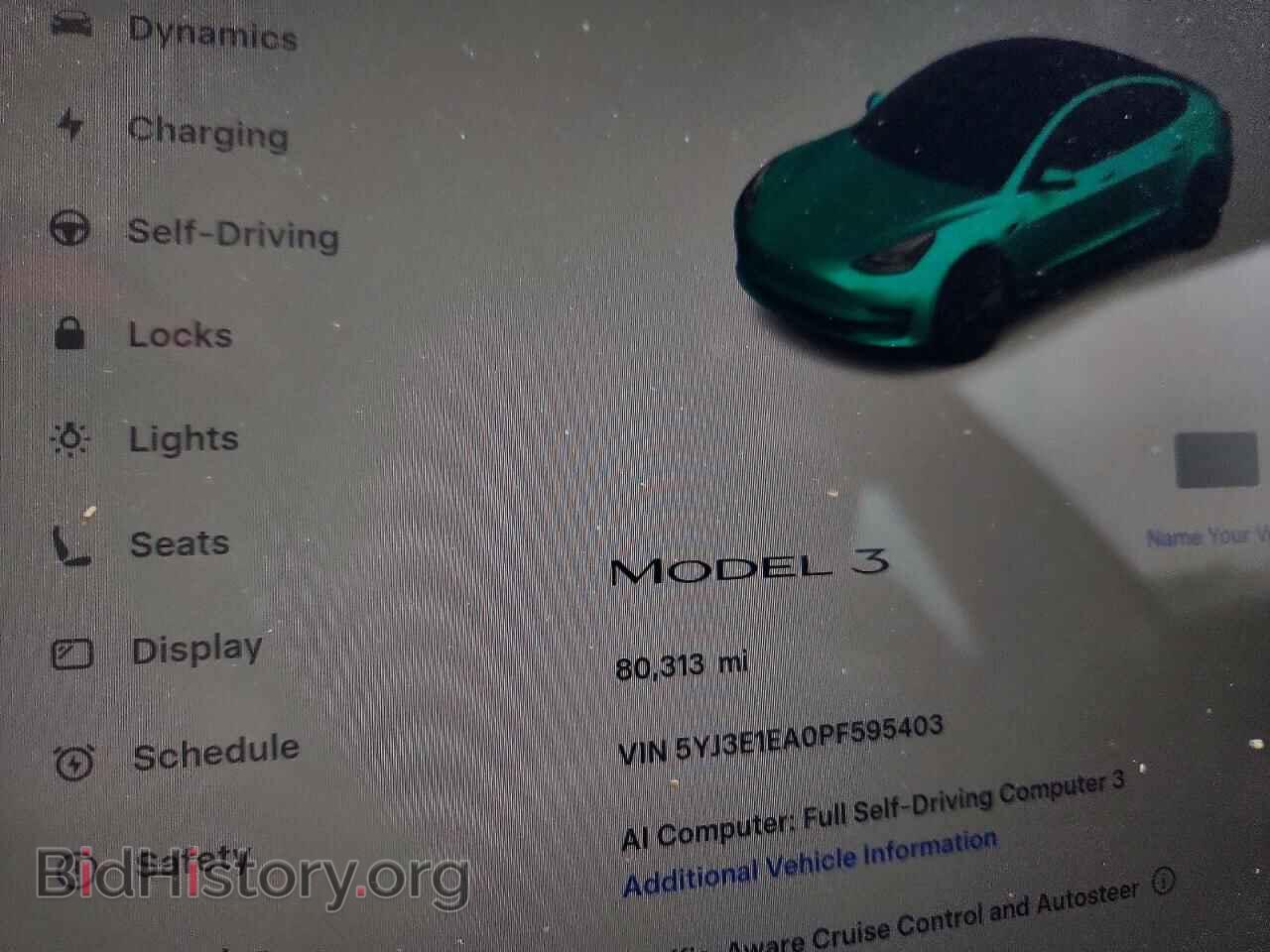 2023 TESLA MODEL 3 - VIN: 5YJ3E1EA0PF595403 - Фото 9