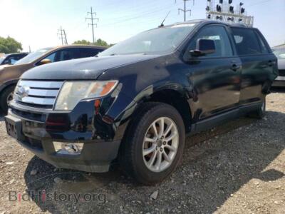 2009 Ford EDGE Edge SEL, черный — VIN 2FMDK38C69BA35595, Copart