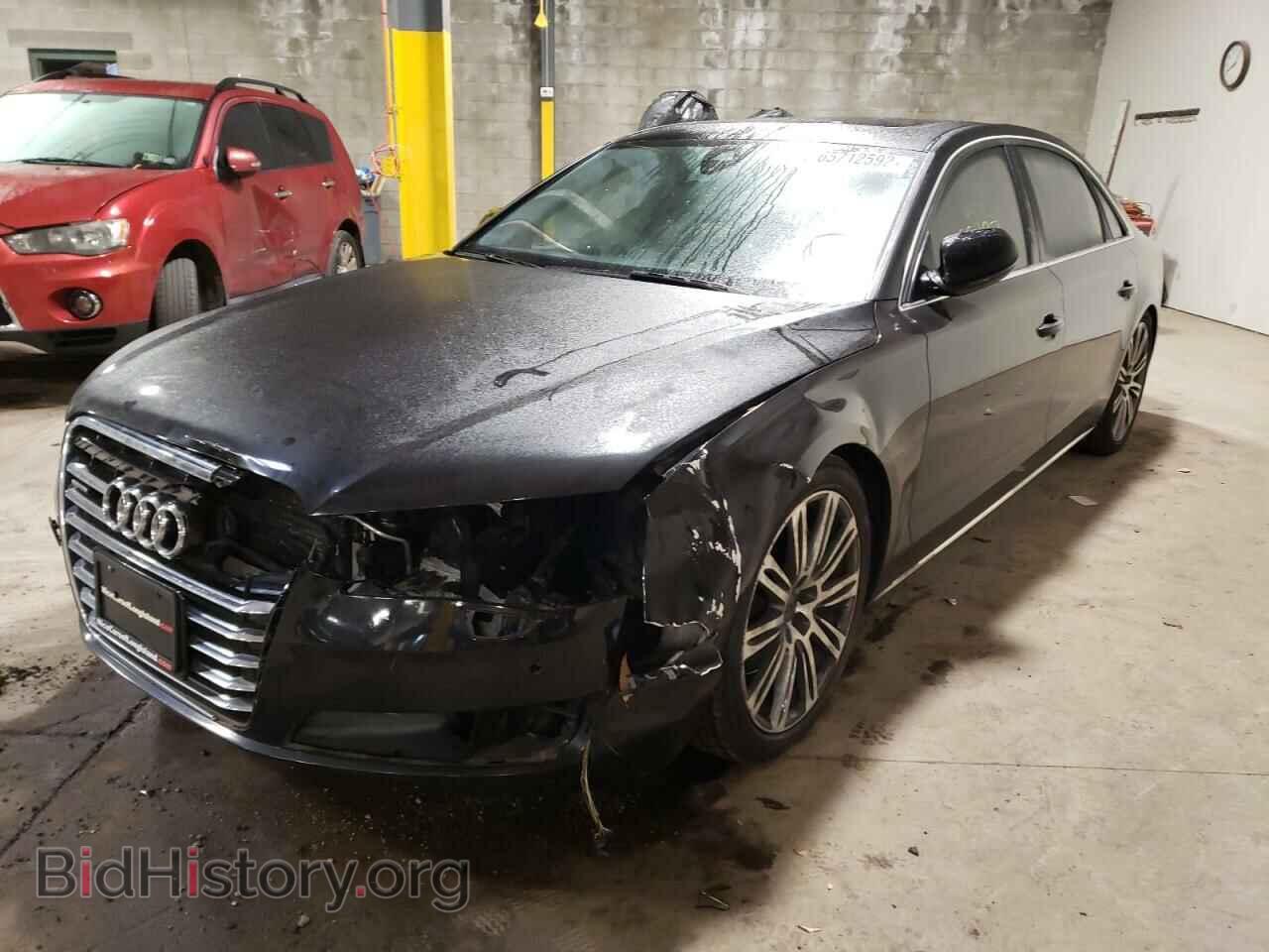 2014 AUDI A8 - VIN: WAURGAFD5EN007617 - Фото 2
