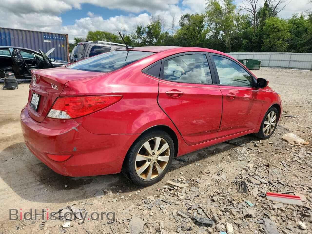 2014 HYUNDAI ACCENT - VIN: KMHCU4AE8EU753371 - Фото 3