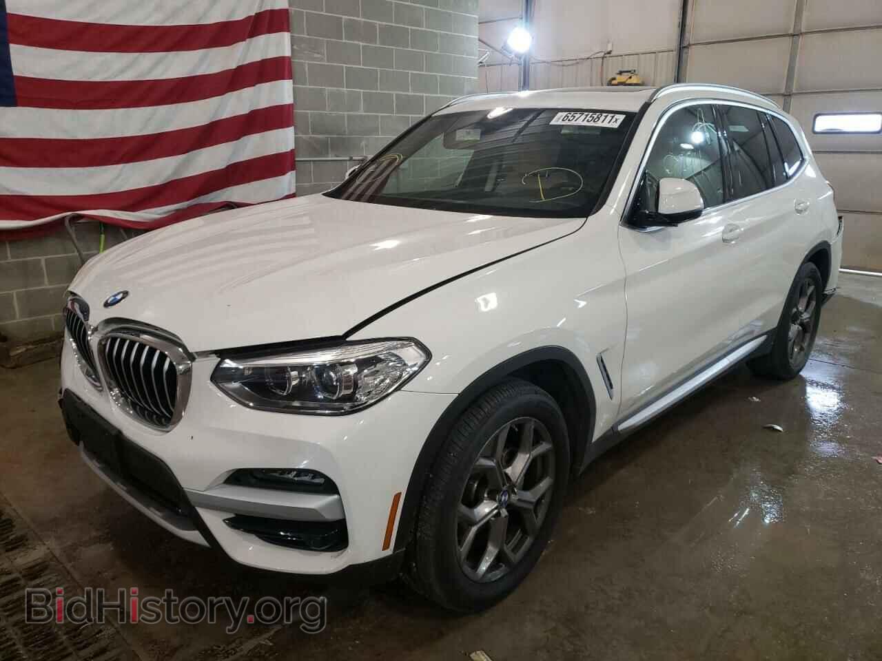 2021 BMW X3 - VIN: 5UXTY5C03M9E54857 - Фото 2
