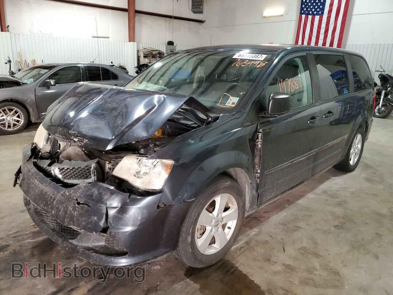2013 DODGE CARAVAN - VIN: 2C4RDGBG9DR763998 - Фото 2