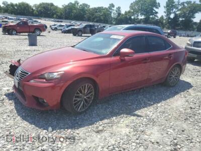 2015 Lexus IS 250, red — VIN JTHBF1D27F5056701, Copart
