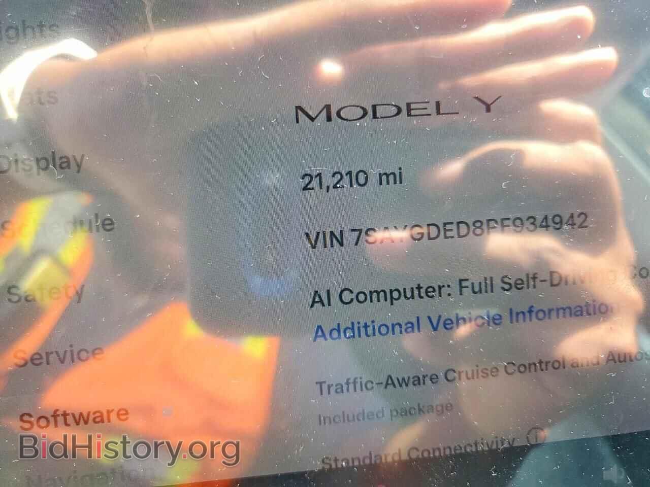 2023 TESLA MODEL Y - VIN: 7SAYGDED8PF934942 - Photo 9