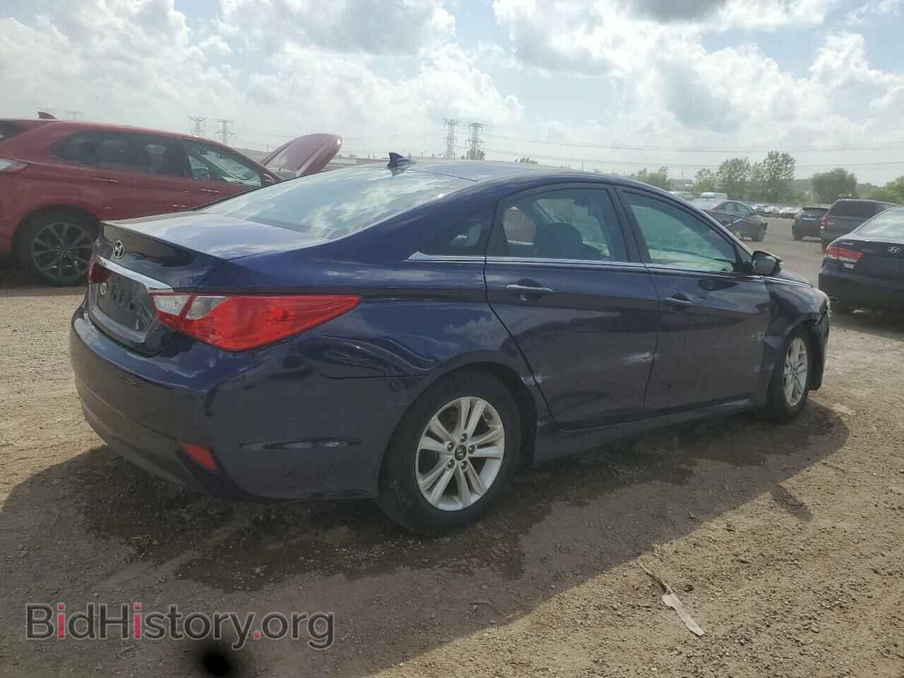 2014 HYUNDAI SONATA - VIN: 5NPEB4AC0EH849491 - Фото 3