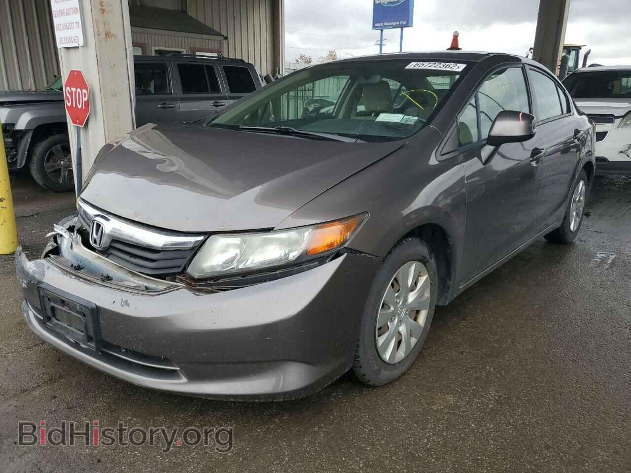 2012 HONDA CIVIC - VIN: JHMFB2F51CS003340 - Фото 2
