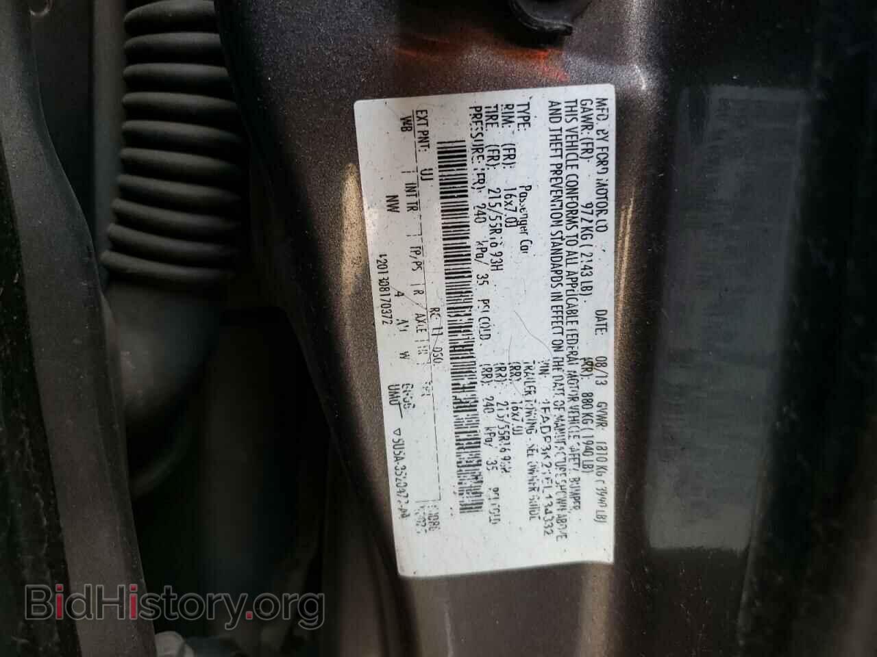 2014 FORD FOCUS - VIN: 1FADP3K21EL134332 - Фото 12