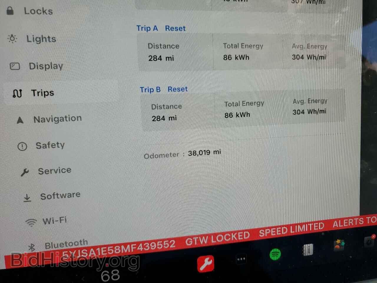2021 TESLA MODEL S - VIN: 5YJSA1E58MF439552 - Photo 9
