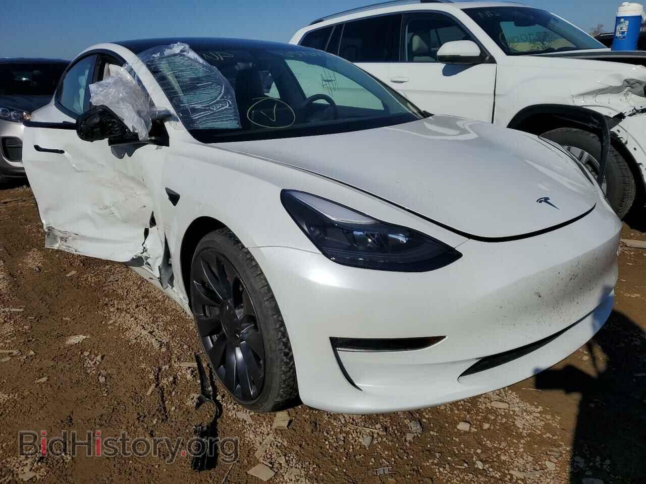 Photo 5YJ3E1ECXMF056154 - TESLA MODEL 3 2021