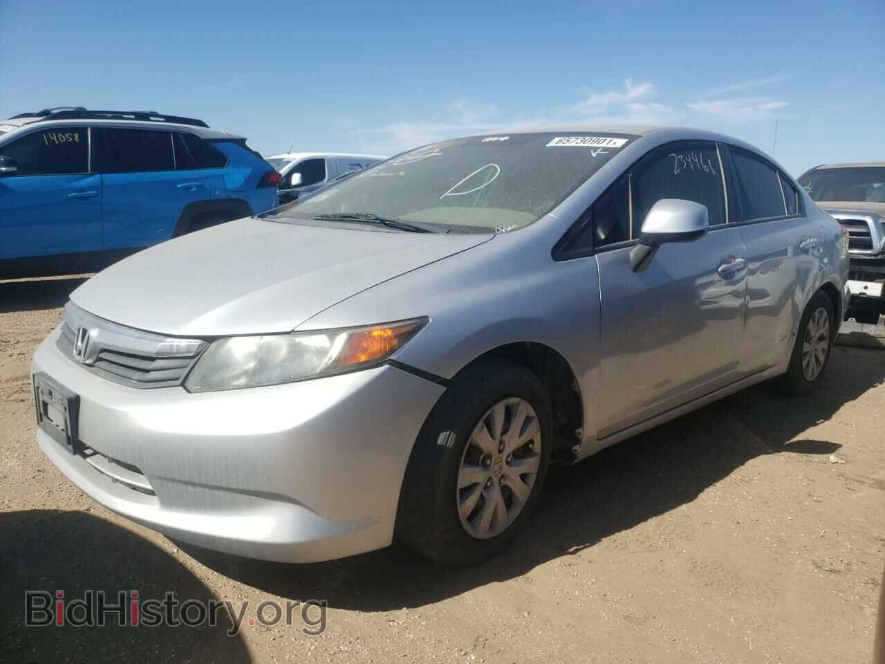 2012 HONDA CIVIC - VIN: 19XFB2F59CE337037 - Фото 2