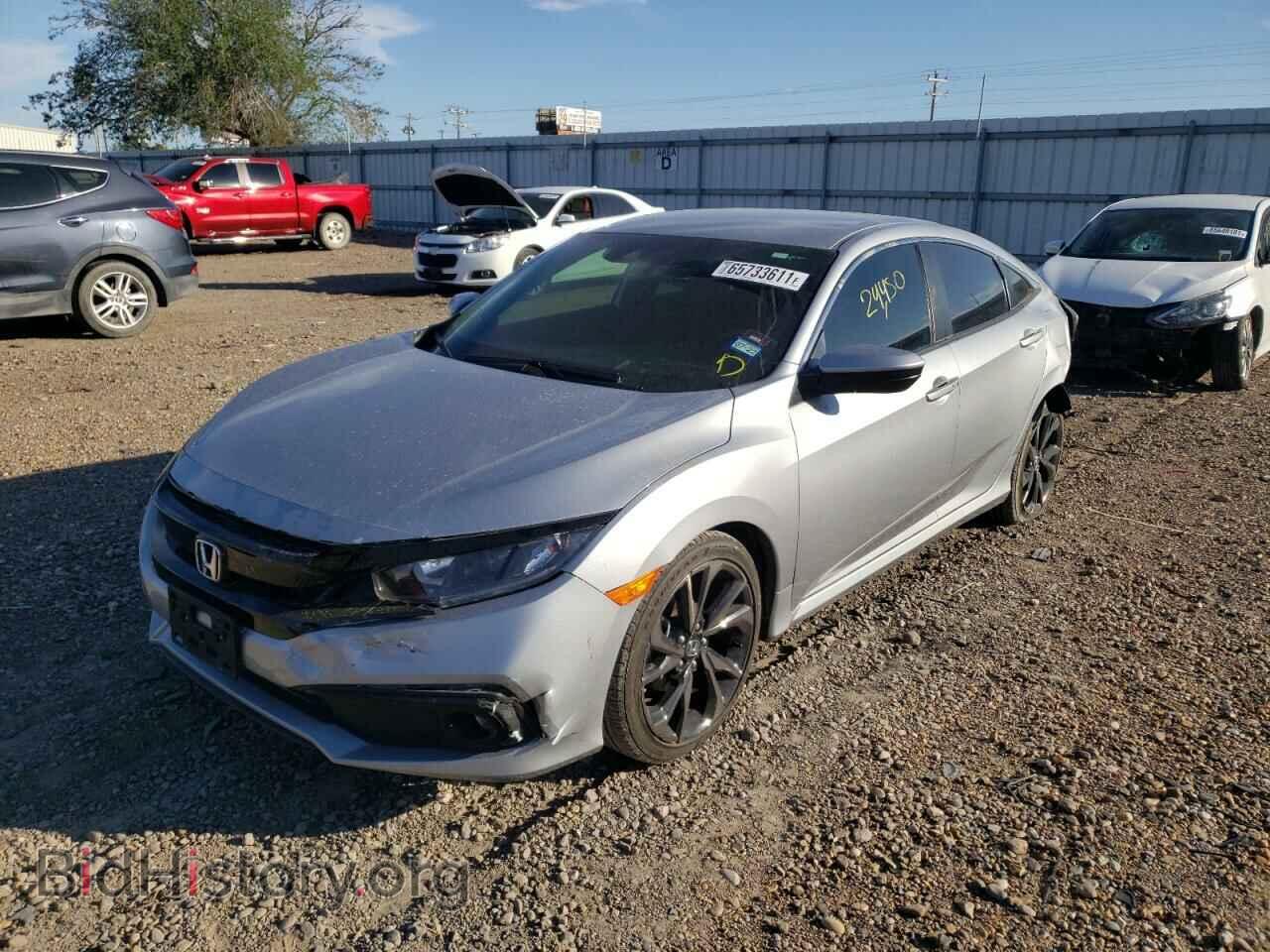 2019 HONDA CIVIC - VIN: 19XFC2F81KE002425 - Фото 2