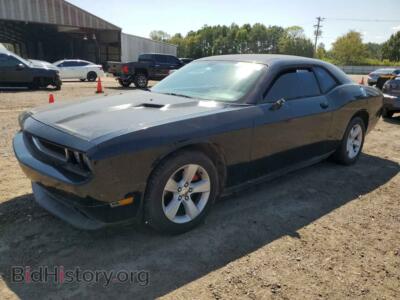 2012 Dodge CHALLENGER, черный — VIN 2C3CDYAG7CH176981, Copart
