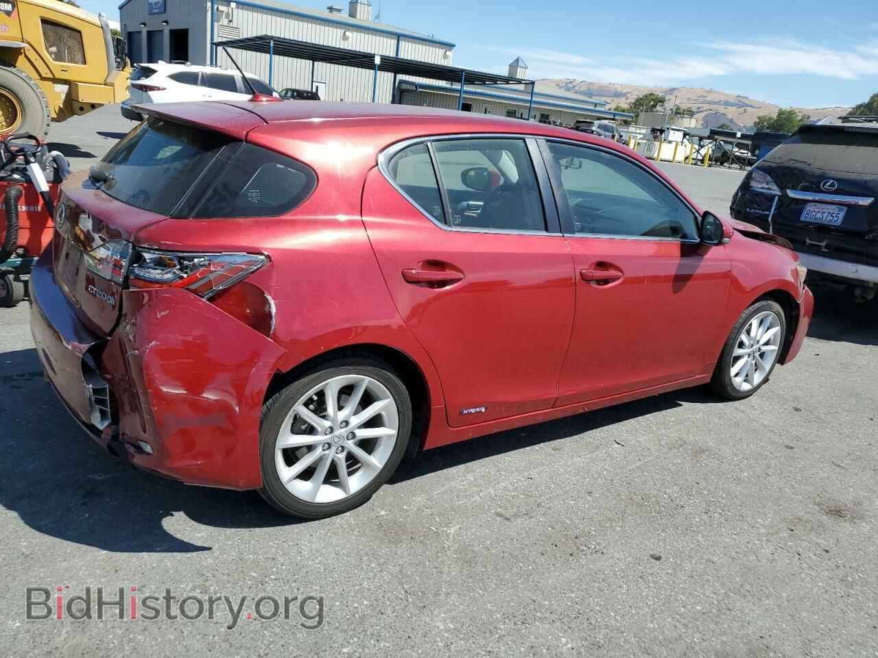 2012 LEXUS CT 200 - VIN: JTHKD5BHXC2115290 - Фото 3