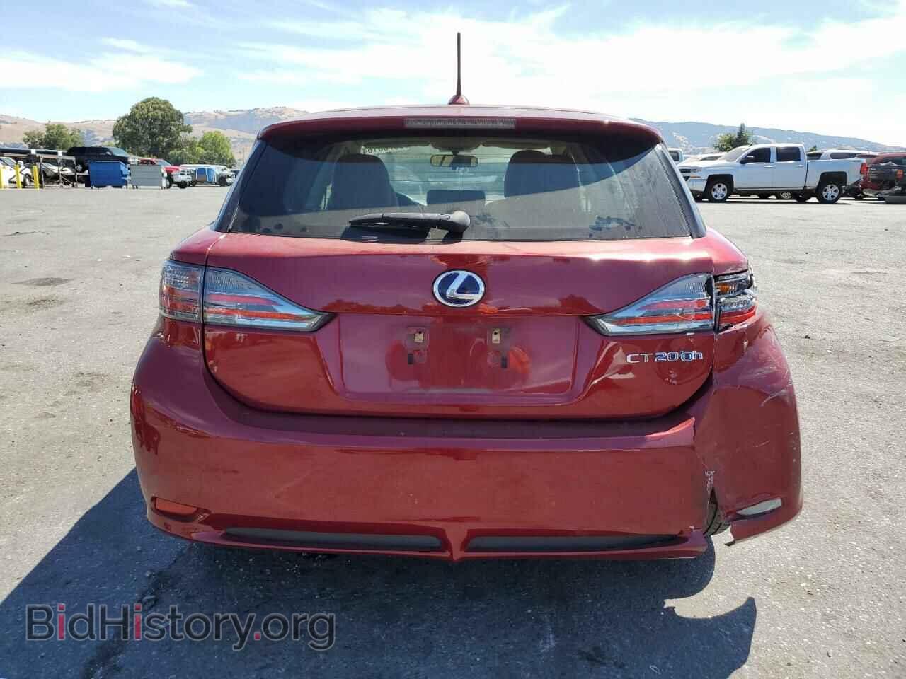 2012 LEXUS CT 200 - VIN: JTHKD5BHXC2115290 - Фото 6