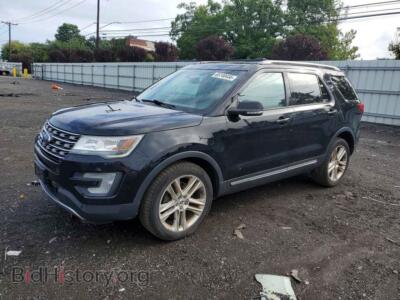2016 Ford EXPLORER XLT, черный — VIN 1FM5K8D86GGC80339, Copart