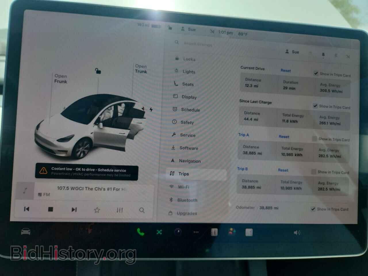 2021 TESLA MODEL Y - VIN: 5YJYGDEEXMF263632 - Фото 9