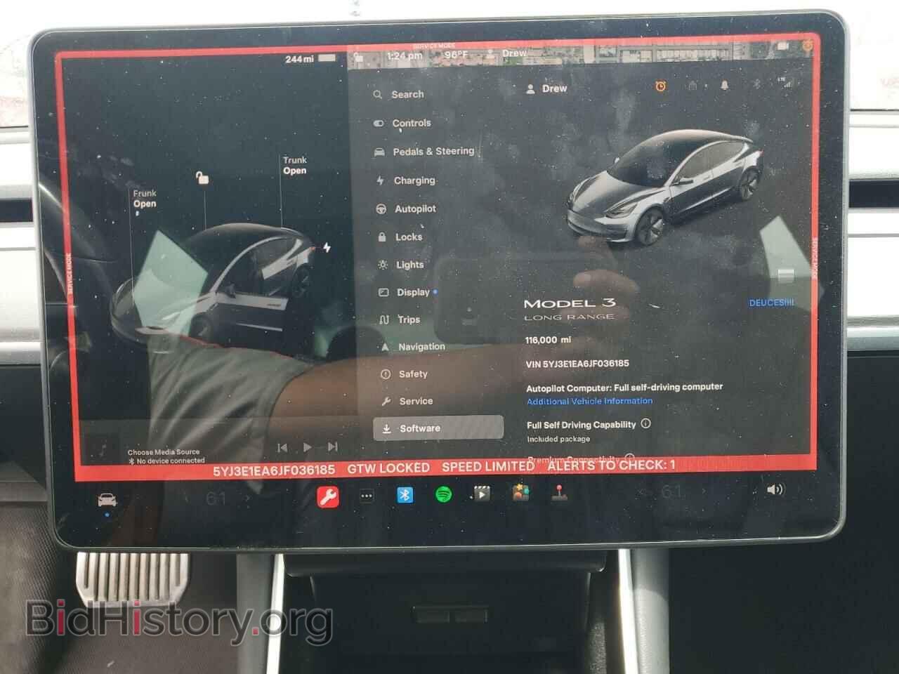 2018 TESLA MODEL 3 - VIN: 5YJ3E1EA6JF036185 - Photo 9