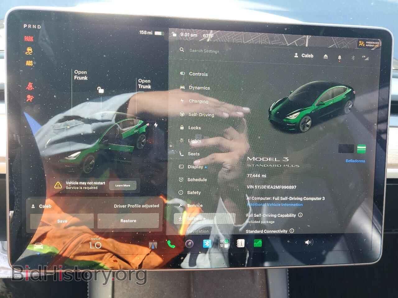 2021 TESLA MODEL 3 - VIN: 5YJ3E1EA2MF996897 - Photo 9