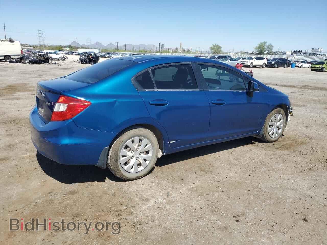 2012 HONDA CIVIC - VIN: 2HGFB2F57CH572865 - Фото 3